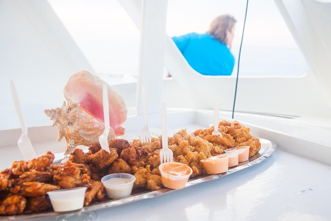 2 Hour Private Sunset Catamaran Sailing Charter from Grace Bay, Providenciales - Food, drinks, and the feel of the celebration