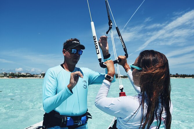 3 hours Private Kiteboarding Beginner Lesson - The main 2.5 hours: controlling the kite in shallow water