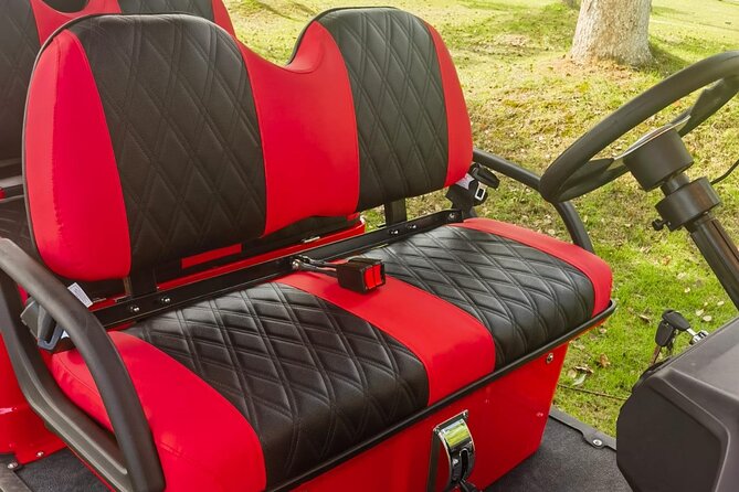 4 Seater Luxury Golf Carts Rental in Grand Turk - What you get in the four-seat luxury cart