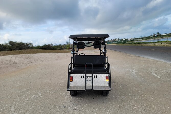4Seater UTV Golf Cart in Grand Turk - Governor’s Beach: the strongest beach stop