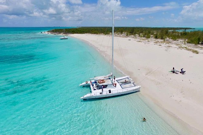 7 Hour Private Catamaran Sail, Snorkel and Beach BBQ Grace Bay, Providenciales - A beach barbecue with lobster when available