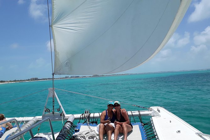 7 Hour Private Catamaran Sail, Snorkel and Beach BBQ Grace Bay, Providenciales - Sailing back into the afternoon sun