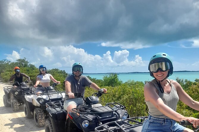 ATV Adventure tour on Providenciales - Chalk Sound, a quick stop with a big view