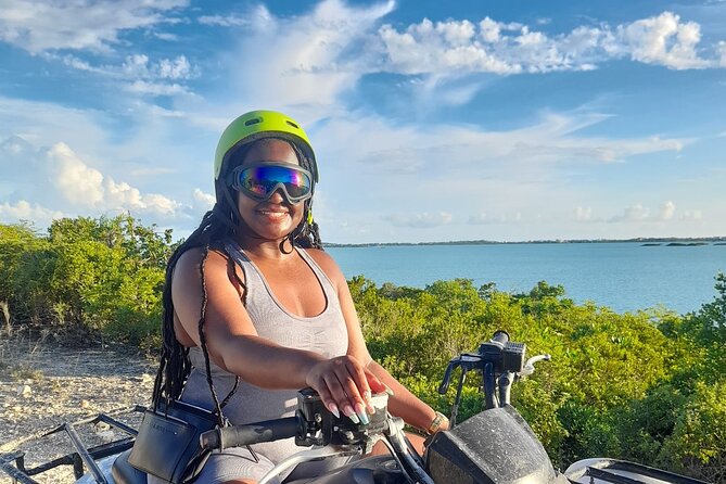 ATV Adventure tour on Providenciales - Getting comfortable on the ATV and the road section