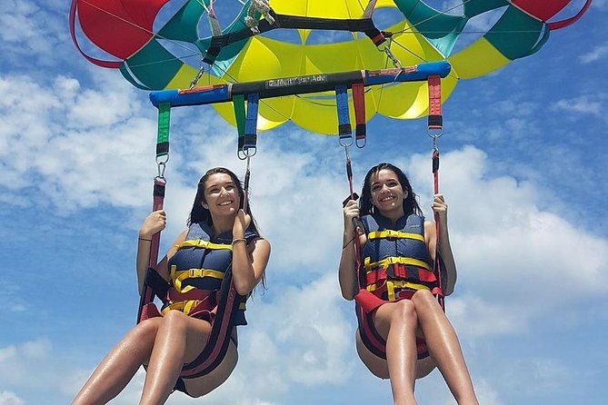 Capt Marvin Watersports / Parasail - Private Tour - Rising 500 feet above Grace Bay