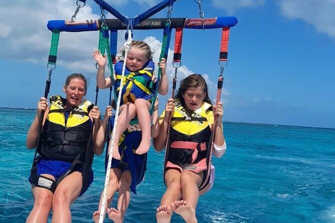Capt Marvin Watersports / Parasail - Public Tour - Staying dry or taking the water dip