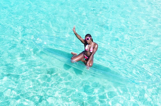 Clear Kayak Drone Photoshoot in Grand Turk, Turks and Caicos - Timing matters more than the 25-minute label suggests
