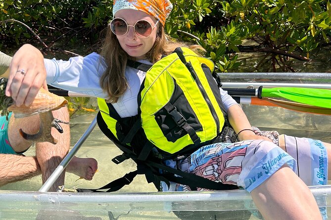 Clear Kayak Eco Tour Explore Mangroves and Meet the Turtles - A clear view into Mangrove Cay