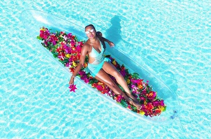 Clear Kayak Flower Girl Photoshoot in Turks and Caicos Islands - Weather can change the plan