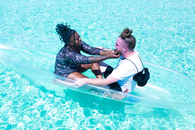 Couples Clear Kayak PhotoShoot Grand Turk Island - Who will enjoy this most
