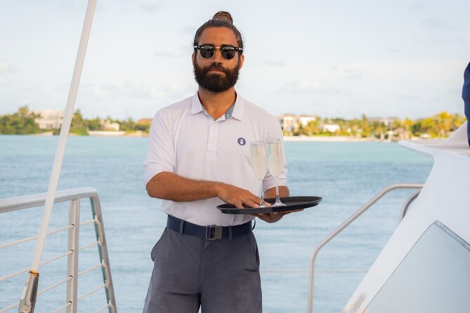 Deluxe Sunset and Saxophone Sail on Luxury Lady Grace Catamaran - Sailing into the sunset with Deangelo