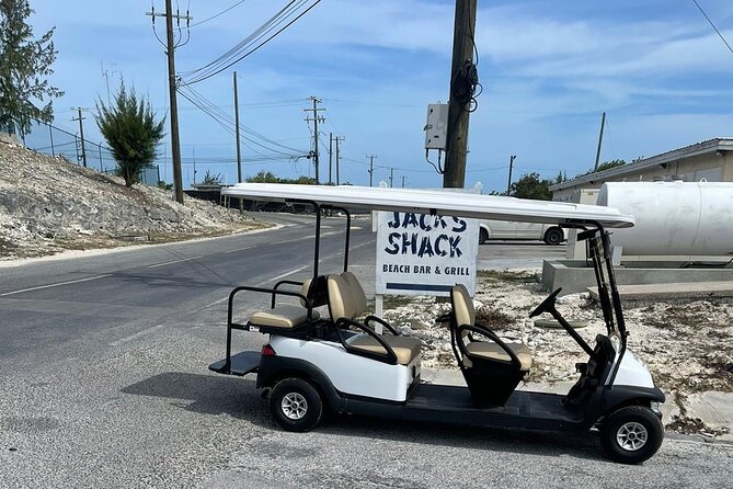 Golf Cart Rental in Grand Turk (6-seater) - What comes with the six-seat Club Car