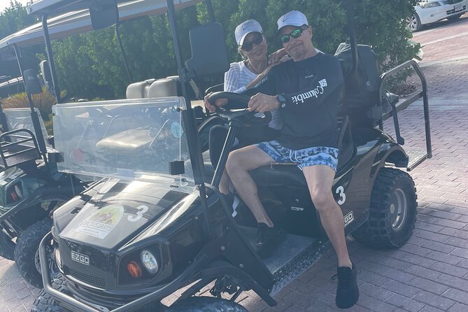 Grand Turk Golf Cart Rentals (CACTUS CARTS) - What the $120 group price really buys you