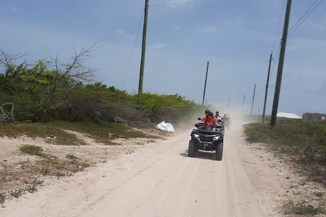 GRAND TURK: Luxury ATV Adventure Tour - Learning the ATV before the ride begins