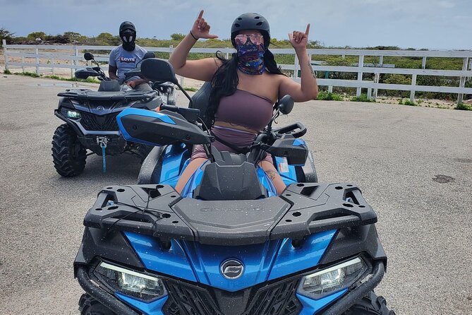 GRAND TURK: Luxury ATV Adventure Tour - North Creek, flamingos, donkeys, and photo stops