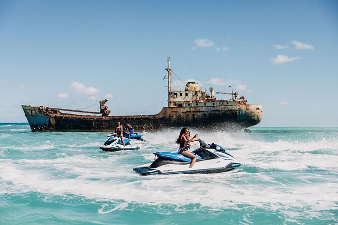 Jet Ski Adventure in Crystal Waters of Turks and Caicos - From South Bank Marina to open water