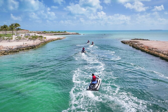 Jet Ski Adventure in Crystal Waters of Turks and Caicos - The ride to La Famille Express