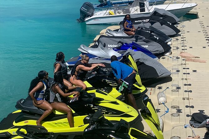 Jet Skiing around La famille ship and smaller pristine cays - Is $350 a Fair Price for Two People?
