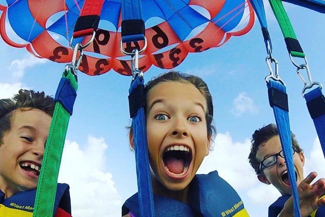 Key to the Sea Parasailing- Birds Eye View of the Best Beach in the world - The boat ride and safety briefing