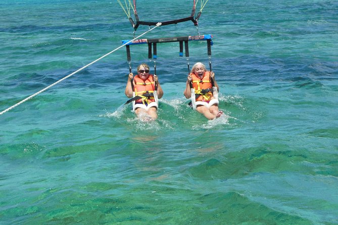 Parasailing Grand Turk - The boat ride is part of the deal