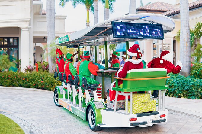 Party Bike Experience on Grace Bay Road - First stop: Ricky’s Flamingo Cafe and the Grace Bay Beach area