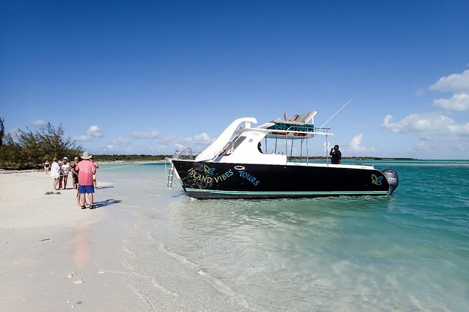 Private 4 Hour Power Catamaran Excursion in Grace Bay - Slide, jump board, tubing, and music