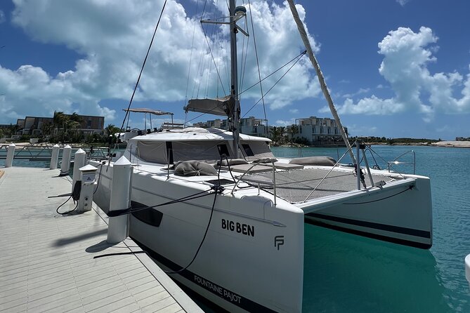 Private Afternoon Tour Catamaran 44 Big Ben - Little Water Cay adds iguanas to the beach day