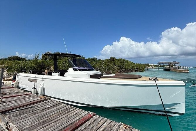Private Afternoon Tour Fjord 38 Ben - Pine Cay: a quiet beach and an easy swim