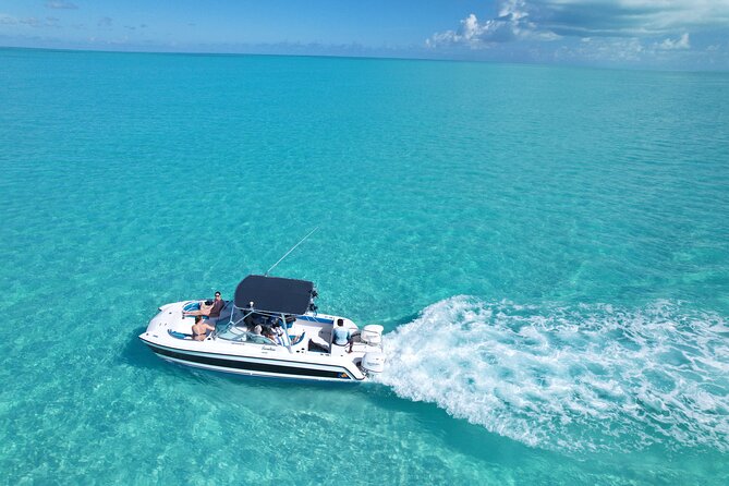 Private Boat Island Hopping & Snorkeling in Turks & Caicos 4Hrs - Half Moon Bay and the rock iguanas of Little Water Cay
