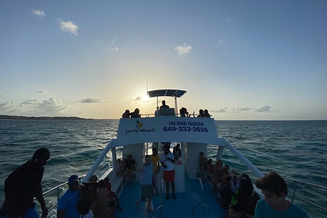 Private Catamaran Sunset Cruise in Turks and Caicos - A possible look at the old Soviet ship