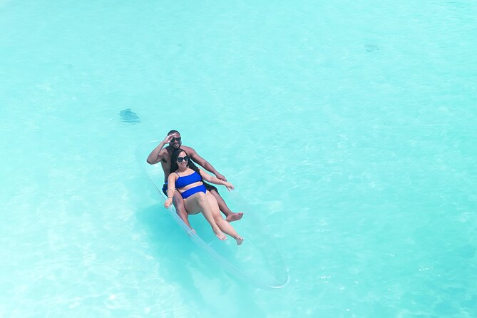 Romantic Clear Kayak Drone Photoshoot for Couples Turks & Caicos - What the clear kayak photoshoot is really like