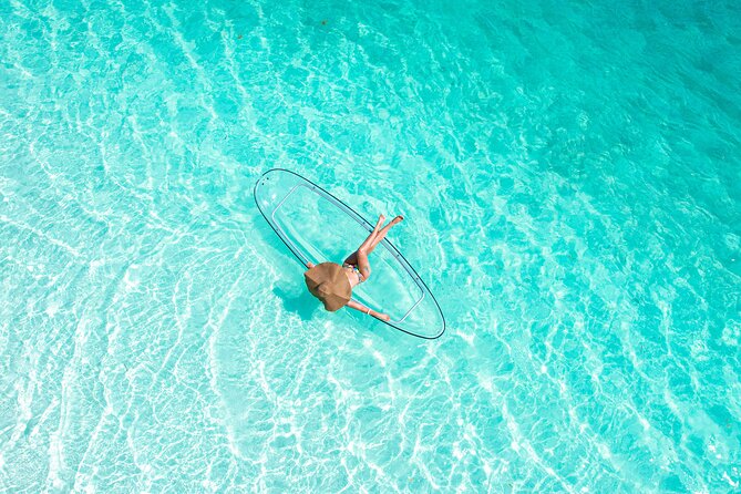 Romantic Clear Kayak Drone Photoshoot for Couples Turks & Caicos - The photo and video package
