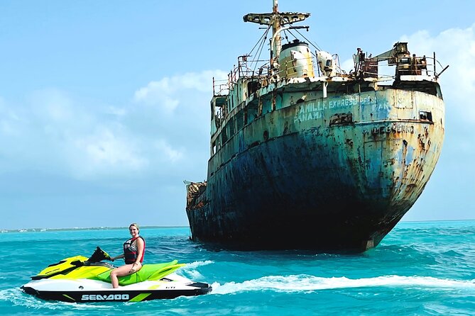 Shipwreck Adventure in Providenciales - The water ride is often better than the wreck stop