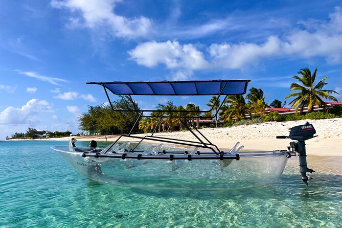 Sip & Sea Mangrove Glass Boat Tour Grand Turk Island - The old dredger crane and the canal’s working past