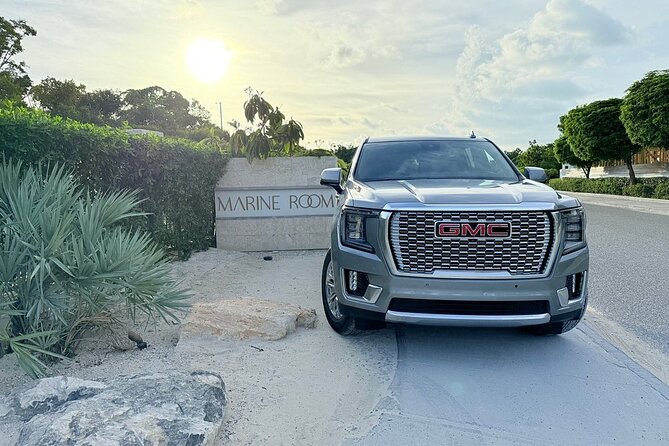 Turks and Caicos Private SUV Airport Transportation - Inside the SUV: clean, cool, and quiet