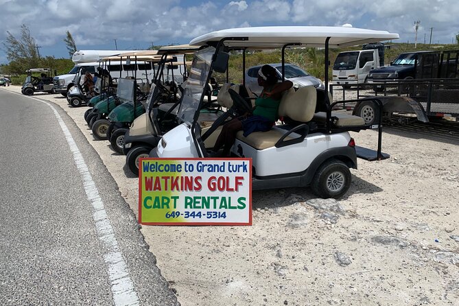 Watkins UTV American Golf Cart Rentals - Finding the carts outside the cruiseport