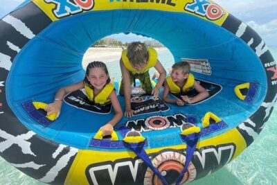 Wow Extreme Tube on Gracebay Beach Turks and Caicos Islands
