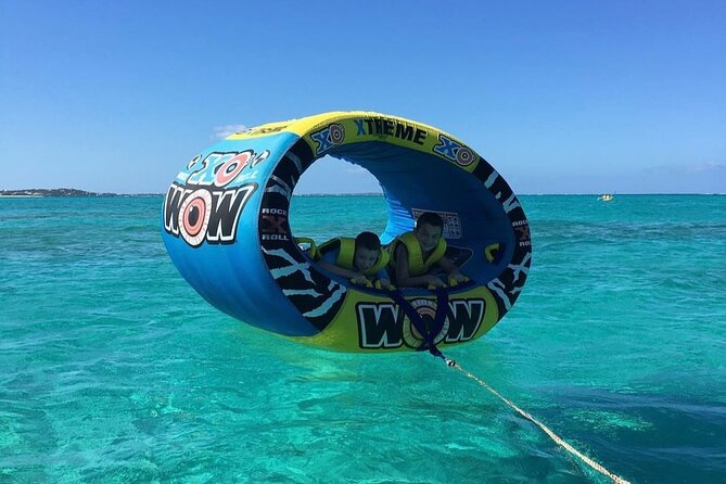 Wow Extreme Tube on Gracebay Beach Turks and Caicos Islands - The pickup, preparation, and return